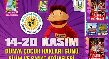 Lüleburgaz Belediyesi’nden Çocuklara Eğlenceli Etkinlikler