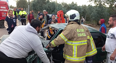 Trafik Kazası: 2 yaralı