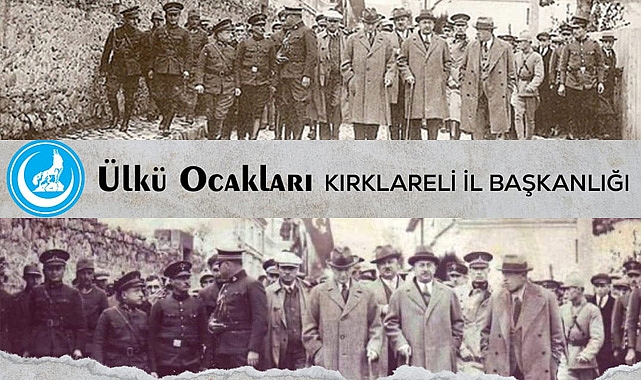 Ülkü Ocakları Kırklareli İl Başkanlığı: “Düşman İşgalinden Kurtuluşumuzun 102. Yılı Kutlu Olsun”
