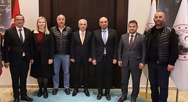 Vali Turan Misafirlerini Ağırladı