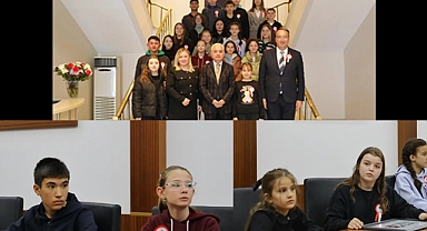 Vali Turan, Öğrencileri Ağırladı
