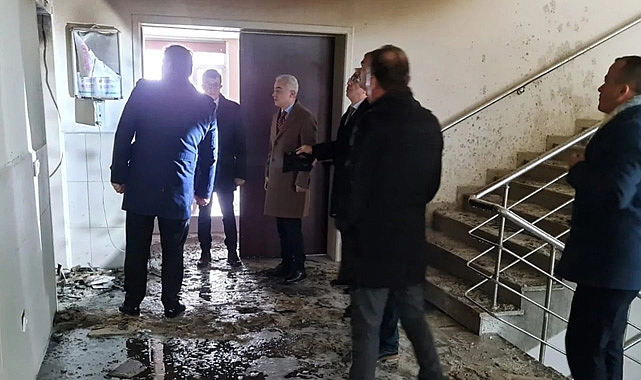 Vali Turan Yangın Yerinde İncelemelerde Bulundu