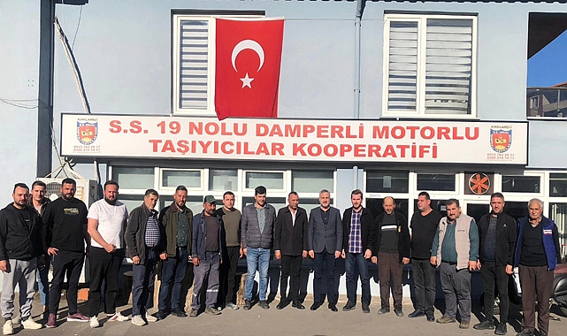 Vekil Sarıçam'dan Kırklareli Damperli Motorlu Taşıyıcılar Kooperatifi’ne Ziyaret