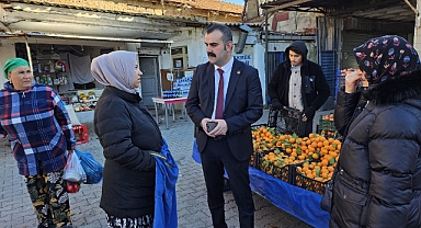 Başkan Martin Pazaryerinde Vatandaşla Buluştu