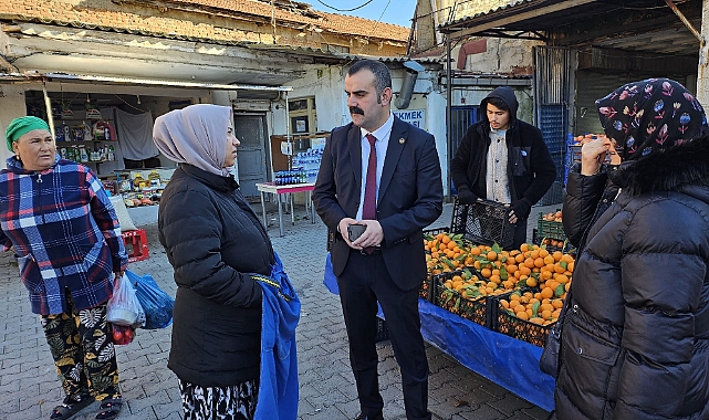 Başkan Martin Pazaryerinde Vatandaşla Buluştu