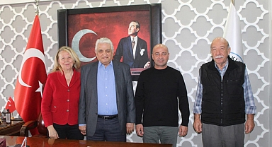 Başkan Ufuk İN Misafirlerini Ağırladı