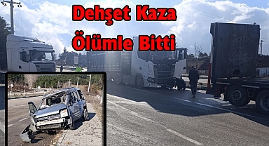 Dehşet Kaza Ölümle Bitti