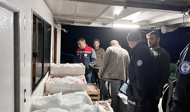 Enez Limanında Balık Avcılarına Denetim Yapıldı