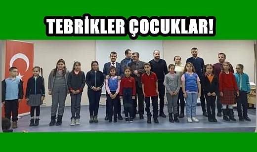 İstiklal Marşını En Güzel Okuyanlara Ödül Verildi