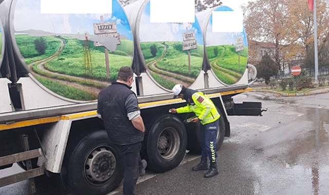 Kırklareli’de, Araçlar Denetime Takıldı