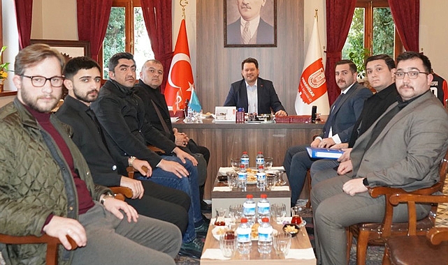 Kırklareli Ülkü Ocakları'ndan Başkan Talay’a Ziyaret