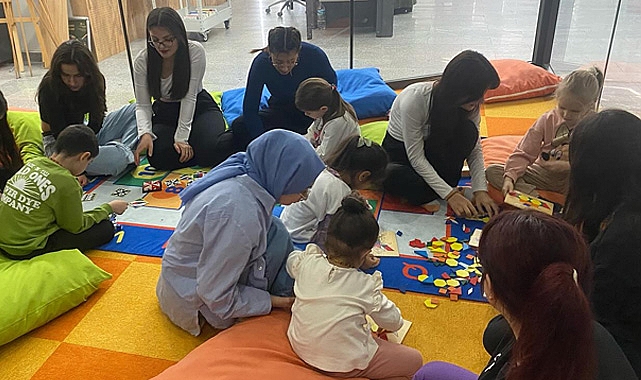 Kütüphaneden Çocuklara Eğlenceli Etkinlik