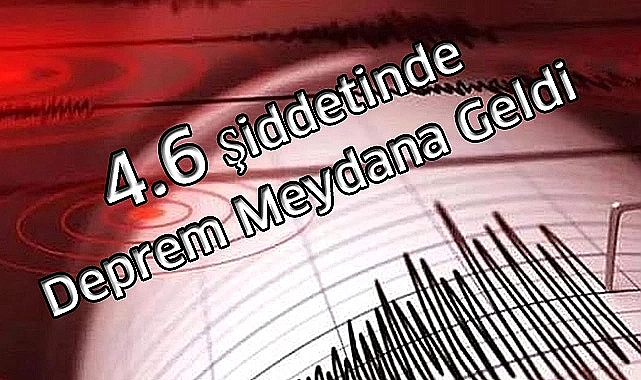 SON DAKİKA! 4.6 Şiddetindeki Deprem Meydana Geldi