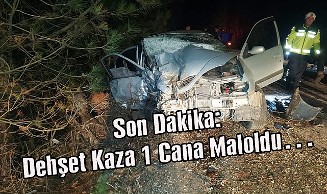Son Dakika: Dehşet Kaza 1 Cana Maloldu…