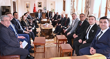 Soner Ilık ve Hisarcıklıoğlu’ndan Edirne Valisi Sezer’e Ziyaret