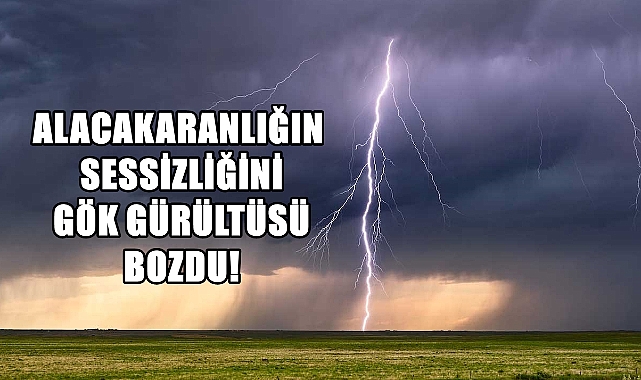 Trakya Güne Gök Gürültülü Sağanak Yağışla Başladı