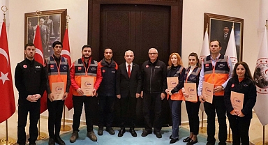 Vali Turan, Destek AFAD Gönüllülerini Ağırladı