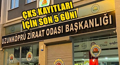 Ziraat Odalarına Hafta Sonunda ÇKS Ayarı