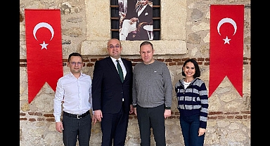 Başkan Ilık Misafirlerini Ağırlıyor