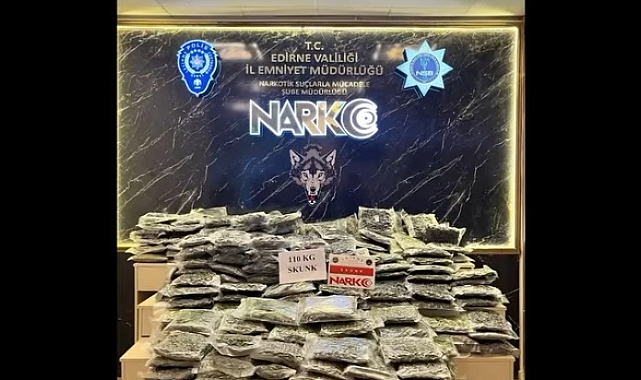 Edirne’de Büyük Uyuşturucu Operasyonu