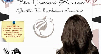 Halk Eğitim Merkezinde ‘Fön Çekim Kursu’ Başlıyor
