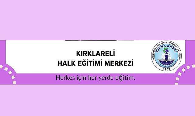 Halk Eğitimden Bir Kurs Daha