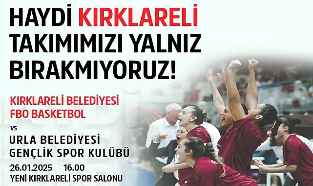 Kırklareli Belediyesi’nden Ücretsiz Ulaşım Duyurusu: Haydi Maça!
