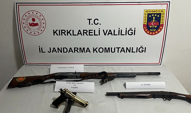 Kırklareli İl Jandarma Komutanlığından Dev Operasyon