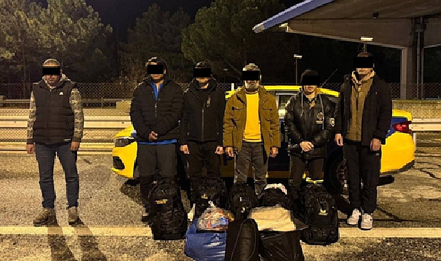 Kırklareli'nde Düzensiz Göçle Mücadele Operasyonu