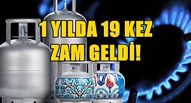 Mutfak Tüpüne Kallavi Zam!