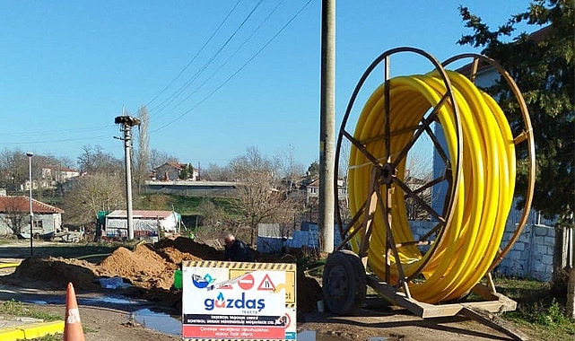 Pehlivanköy’de Doğalgaz Altyapı Çalışmaları Sürüyor