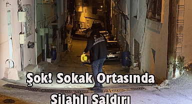 Şok! Sokak Ortasında Silahlı Saldırı
