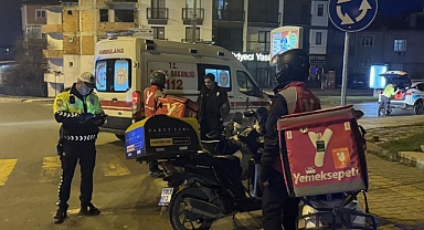 Son Dakika: Devrilen Motosikletin Sürücüsü Yaralandı