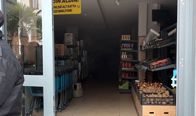 Son Dakika: Markette Yangın