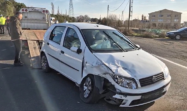 Son Dakika: Otomobille Cip Çarpıştı 6 yaralı