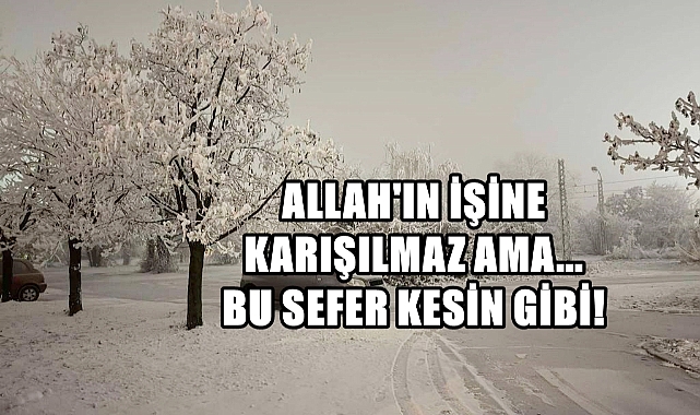 Trakya’nın Kar Hasreti Bitiyor!