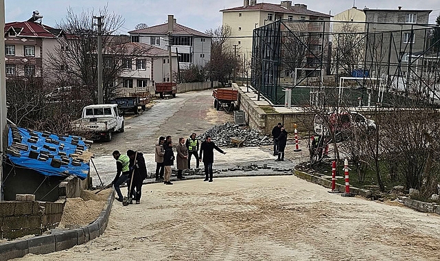 Üst Yapı Çalışmaları Camikebir Mahallesi’nde Hızla İlerliyor