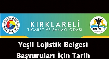 Yeşil Lojistik Belgesi Başvuruları İçin Tarih Belirlendi