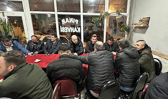 Başkan Kovankya, Kırklareli Kahvehanelerinde Vatandaşlarla Bir Araya Geldi