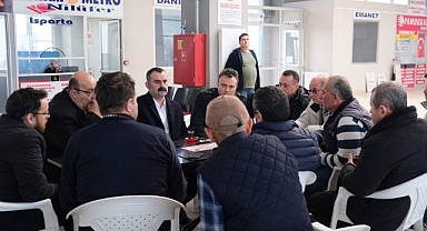 Başkan Martin Otogar Esnafı İle Bir Araya Geldi