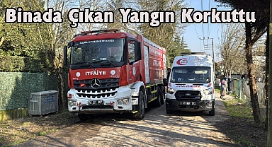 Binada Çıkan Yangın Korkuttu