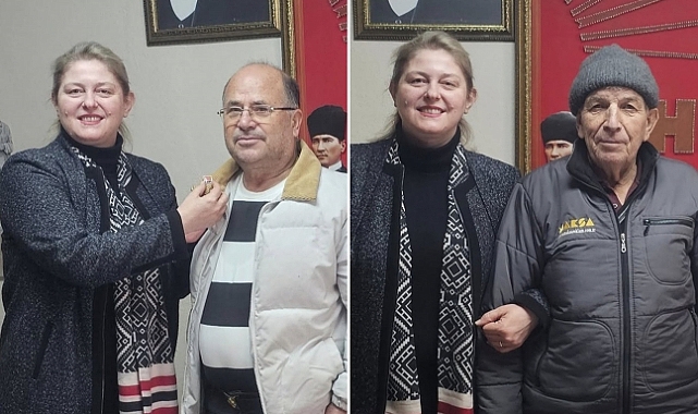 CHP’de Yeni Üyelerin Rozetini Becan Taktı