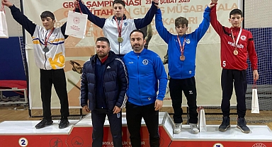 Demirköy Belediye Spor Kulübü Sporcusu, U-17 Türkiye Güreş Şampiyonası'nda 3. Oldu