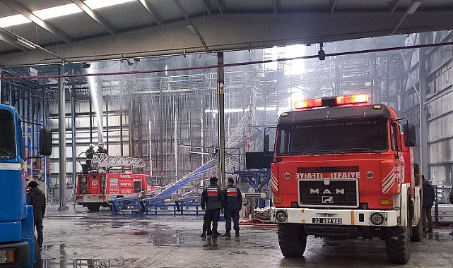 Fabrikada Çıkan Yangın Korkuttu!