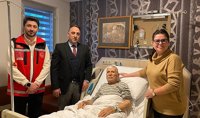 Kahraman Şehidimizin Babasına Hastanede Ziyaret