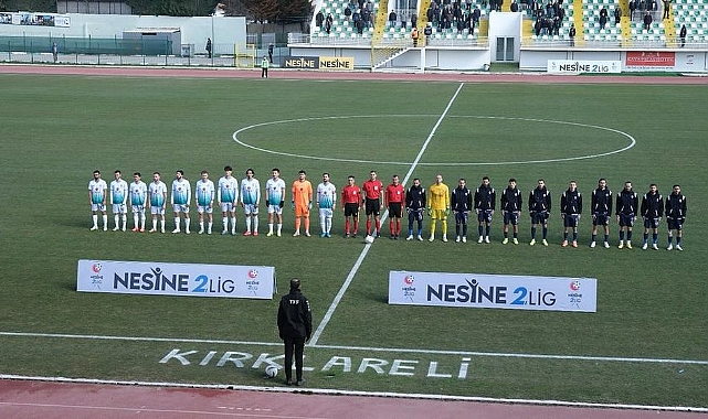 Kırklareli Atatürk Stadyumu’nda Kırklarelispor Fırtınası Esti