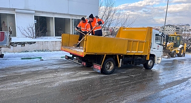 Kırklareli Belediyesinin Kış Tedbirleri Aralıksız Devam Ediyor