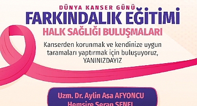 Kırklareli’nde Kanserle Mücadele Farkındalık Eğitimi