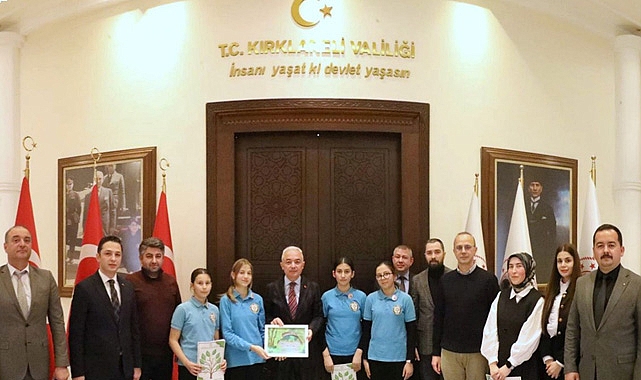 Kofçaz Atatürk Ortaokulu’ndan “Değerlerle Valimiz”