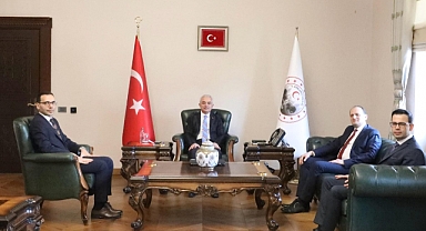 Vali Uğur Turan, Hazine ve Maliye Bakanlığı ile Orman Bölge Müdürlüklerinden Konukları Kabul Etti